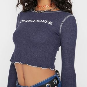 🔮 HOROSCOPEZ TROUBLEMAKER CROP TOP 🔮